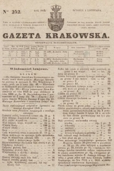 Gazeta Krakowska. 1845, nr 252