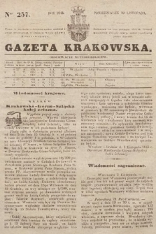 Gazeta Krakowska. 1845, nr 257