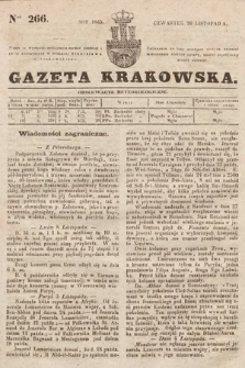 Gazeta Krakowska. 1845, nr 266