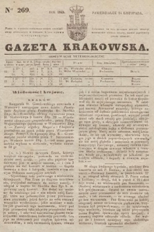 Gazeta Krakowska. 1845, nr 269