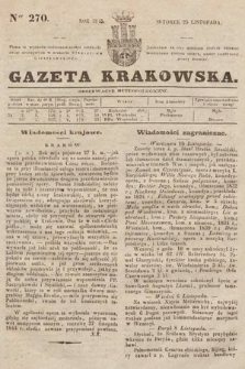 Gazeta Krakowska. 1845, nr 270
