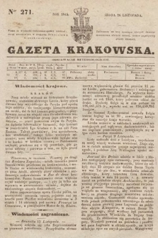 Gazeta Krakowska. 1845, nr 271