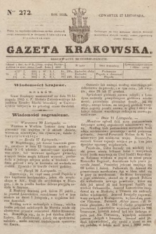 Gazeta Krakowska. 1845, nr 272