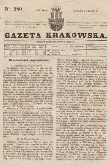 Gazeta Krakowska. 1845, nr 280