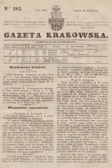 Gazeta Krakowska. 1845, nr 282