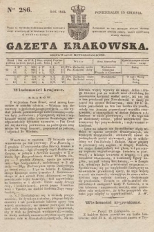 Gazeta Krakowska. 1845, nr 286