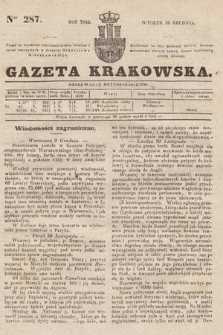 Gazeta Krakowska. 1845, nr 287