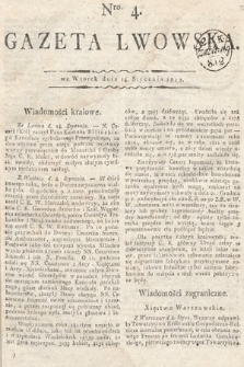 Gazeta Lwowska. 1812, nr 4