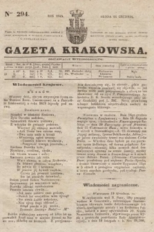 Gazeta Krakowska. 1845, nr 294