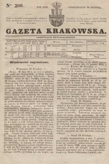 Gazeta Krakowska. 1845, nr 296