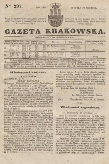 Gazeta Krakowska. 1845, nr 297