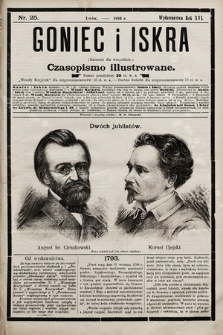 Goniec i Iskra : dziennik dla wszystkich : czasopismo illustrowane. 1893, nr 25