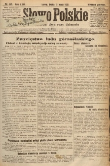 Słowo Polskie. 1921, nr 207