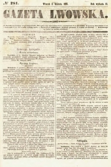 Gazeta Lwowska. 1861, nr 280