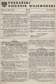 Poznański Dziennik Wojewódzki. 1950, nr 15