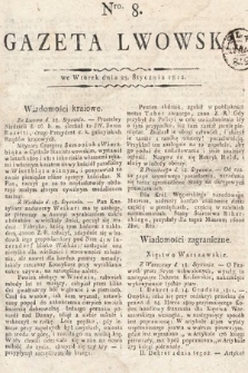 Gazeta Lwowska. 1812, nr 8