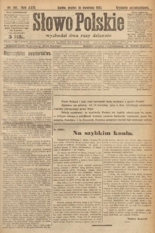 Słowo Polskie. 1921, nr 167