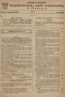Dziennik Urzędowy Wojewódzkiej Rady Narodowej w Poznaniu. 1956, nr 8