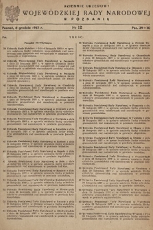 Dziennik Urzędowy Wojewódzkiej Rady Narodowej w Poznaniu. 1957, nr 12