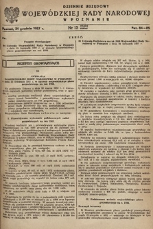 Dziennik Urzędowy Wojewódzkiej Rady Narodowej w Poznaniu. 1957, nr 15