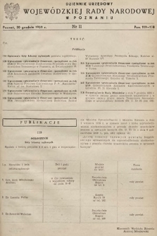 Dziennik Urzędowy Wojewódzkiej Rady Narodowej w Poznaniu. 1959, nr 11