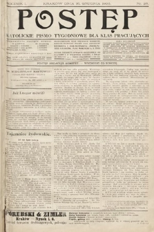 Postęp : katolickie pismo tygodniowe dla klas pracujących. 1905, nr 28