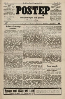 Postęp : chrześcijańsko-socjalne pismo tygodniowe. 1910, nr 5