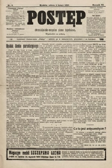 Postęp : chrześcijańsko-socjalne pismo tygodniowe. 1910, nr 6