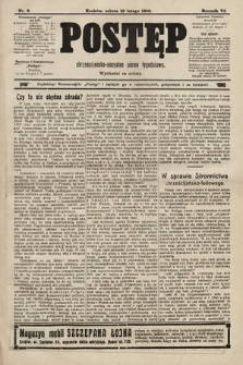 Postęp : chrześcijańsko-socjalne pismo tygodniowe. 1910, nr 8