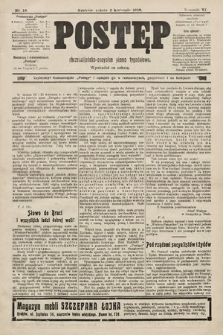 Postęp : chrześcijańsko-socjalne pismo tygodniowe. 1910, nr 14