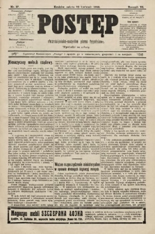 Postęp : chrześcijańsko-socjalne pismo tygodniowe. 1910, nr 17