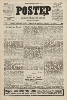 Postęp : chrześcijańsko-socjalne pismo tygodniowe. 1910, nr 20