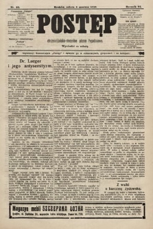 Postęp : chrześcijańsko-socjalne pismo tygodniowe. 1910, nr 23