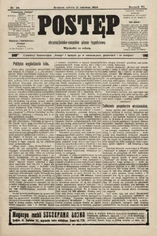Postęp : chrześcijańsko-socjalne pismo tygodniowe. 1910, nr 24