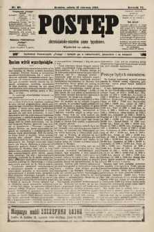 Postęp : chrześcijańsko-socjalne pismo tygodniowe. 1910, nr 25