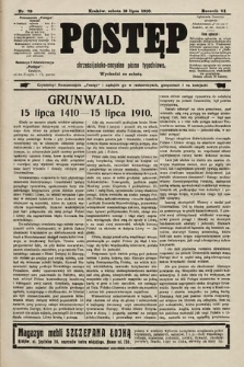 Postęp : chrześcijańsko-socjalne pismo tygodniowe. 1910, nr 29
