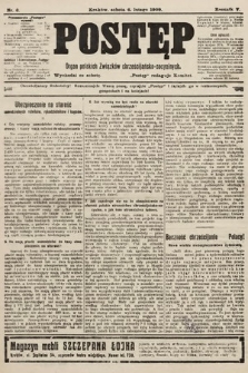 Postęp : organ polskich związków chrześcijańsko-socyalnych. 1909, nr 6