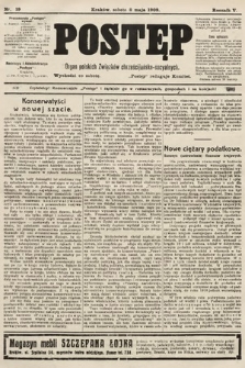 Postęp : organ polskich związków chrześcijańsko-socyalnych. 1909, nr 19