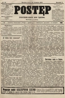 Postęp : chrześcijańsko-socyalne pismo tygodniowe. 1909, nr 39
