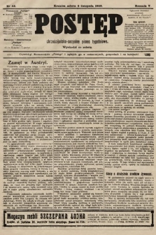 Postęp : chrześcijańsko-socyalne pismo tygodniowe. 1909, nr 45