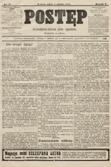 Postęp : chrześcijańsko-socyalne pismo tygodniowe. 1909, nr 49
