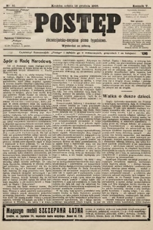 Postęp : chrześcijańsko-socyalne pismo tygodniowe. 1909, nr 51