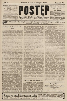 Postęp : organ polskich związków chrześcijańsko-socyalnych. 1908, nr 46