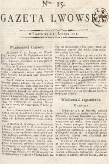 Gazeta Lwowska. 1812, nr 15