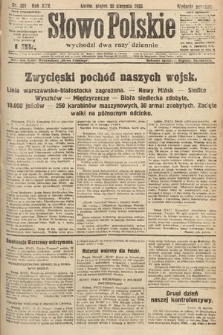 Słowo Polskie. 1920, nr 385