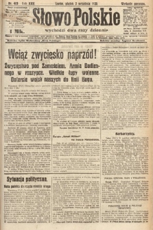 Słowo Polskie. 1920, nr 409