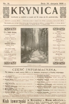 Krynica. 1909, nr 14