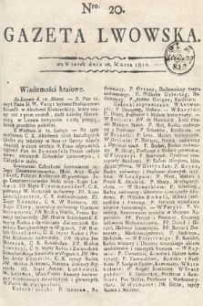Gazeta Lwowska. 1812, nr 20