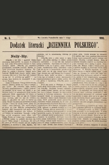 Dodatek Literacki „Dziennika Polskiego”. 1890, nr 5