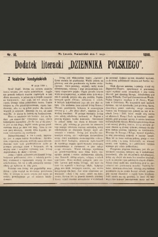 Dodatek Literacki „Dziennika Polskiego”. 1890, nr 18